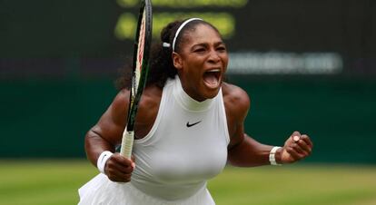 Serena Williams, durante un partido.