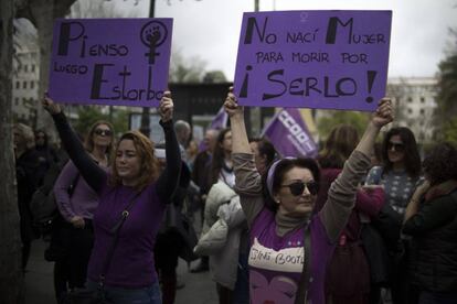 Manifestación del pasado 8M en Sevilla.