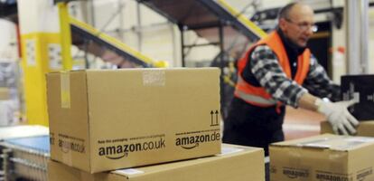 Centro logístico de Amazon en Estados Unidos.