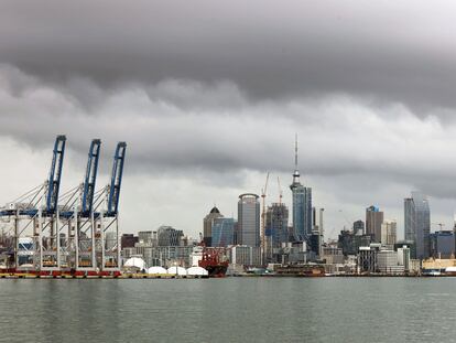 A view of Auckland, New Zealand, on May 22, 2023.