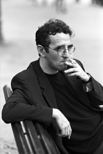 Roberto Bolaño en 1999, por Basso Cannarsa.