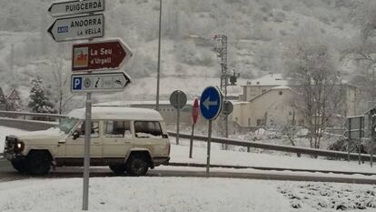 C-14 al seu pas per la Seu d'Urgell.