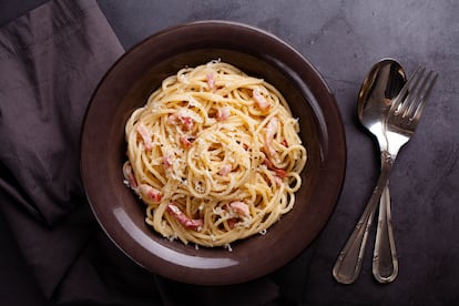 Turismo en Roma: pasta carbonara