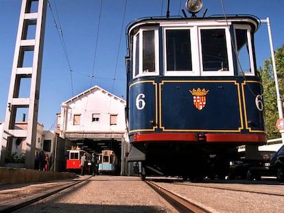 El Tramvia Blau, el 2001.