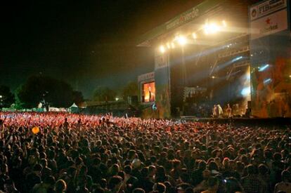 Una vista del público asistente a un concierto del festival de Benicàssim.