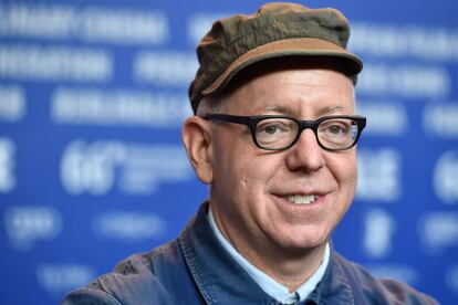 El director James Schamus durante la rueda de prensa del filme &#039;Indignaci&oacute;n&#039; en la Berlinale. 