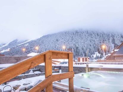 El hotel Himàlaia Baqueira, ubicado junto a la exclusiva estación de esquí Baqueira Beret.