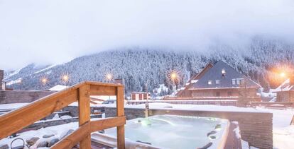 El hotel Himàlaia Baqueira, ubicado junto a la exclusiva estación de esquí Baqueira Beret.