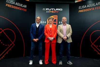 Sergio Scariolo, Elisa Aguilar y Miguel Méndez