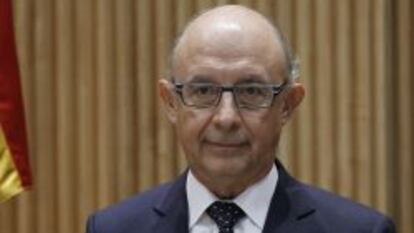 El ministro de Hacienda y Administraciones públicas, Cristóbal Montoro.