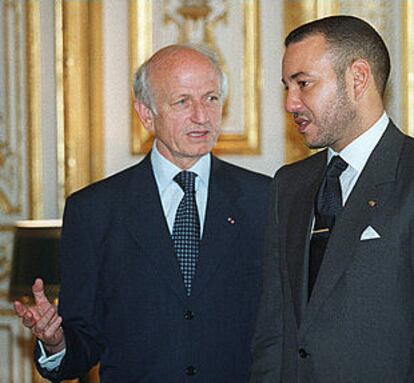 André Azulay y el rey Mohamed VI.