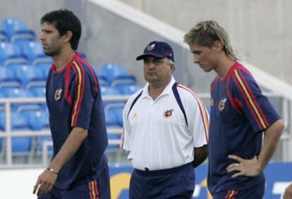 Valerón, Iñaki Sáez y Fernando Torres.