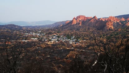 Las Médulas siguen sin planes de protección propios un año después de que el fuego arrasara el Patrimonio de la Humanidad
