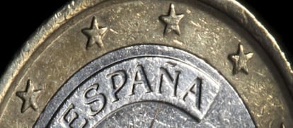 En la imagen, una moneda de euro de Espa&ntilde;a.