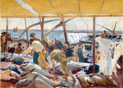 Murales de Sorolla de la serie de la Hispanic Society of America.