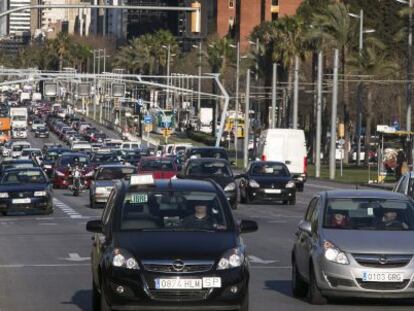 Avenida Diagonal, una de las zonas de Barcelona m&aacute;s controlada por radares. 