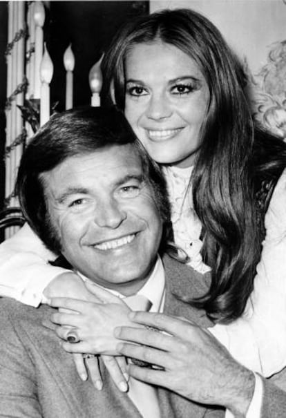 Robert Wagner y Natalie Wood, en 1972.