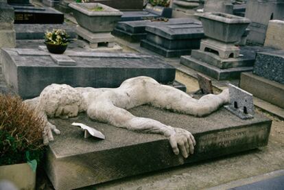 El cementerio de Montparnasse en París.