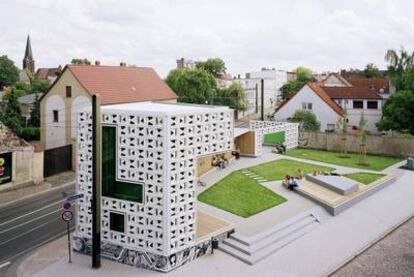 La biblioteca  de Magdeburg, de KARO* with Architektur+Netzwerk.