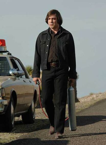 Javier Bardem, en un fotograma de <i>No country for old men</i>.