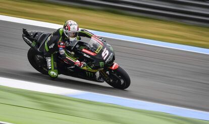 Johann Zarco, durante la sesión de clasificación.