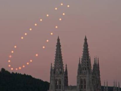 Un analema en el móvil