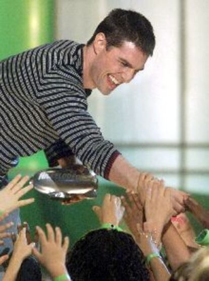 El actor Tom Cruise, durante la entrega de los premios Kid's Choice.