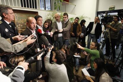 El vicealcalde, Miguel Ángel Villanueva, comparece hoy ante los medios para explicar la tragedia del Madrid Arena.