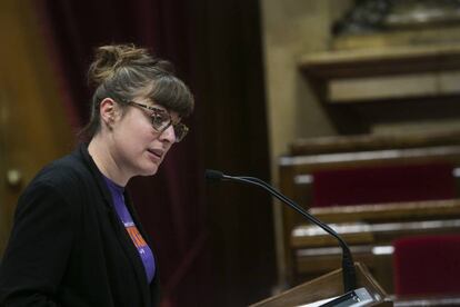 Mireia Vehí, aquest dijous al Parlament.