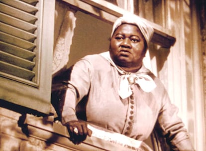 Hattie McDaniel, en una escena de 'Lo que el viento se llevó'.