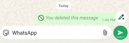 Opción de reescribir con IA en WhatsApp