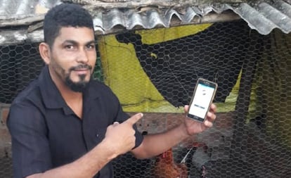 Rafael Borges, agricultor familiar de Agua Fria, Brasil.