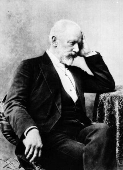 Retrato de Pyotr I. Chaikovski.
