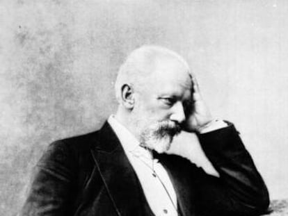 Retrato de Pyotr I. Chaikovski. 