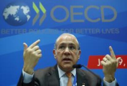 El secretario general de la Organización para la Cooperación y el Desarrollo Económico (OCDE), Ángel Gurría.