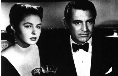 Ingrid Bergman y Cary Grant en Encadenados