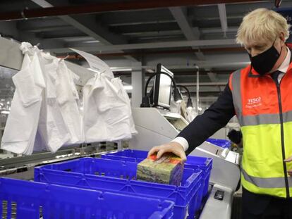 Boris Johnson, primer ministro brirttánico.