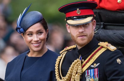 Enrique de Inglaterra y Meghan Markle, el 8 de junio en Londres.