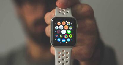 Pantalla de un reloj Apple Watch