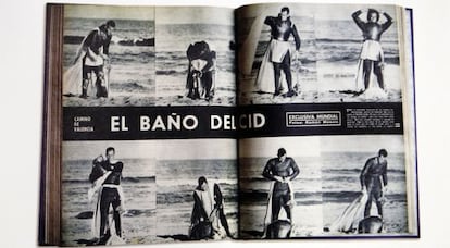 Secuencia del baño del Cid del fotógrado Ramón Masats.
