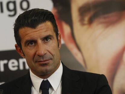 O exjugador do Real Madrid Luis Figo.