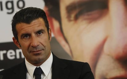 O exjugador do Real Madrid Luis Figo.