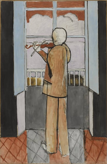 'El violinista en la ventana' (1918), que el Centro Pompidou compró en 1975.