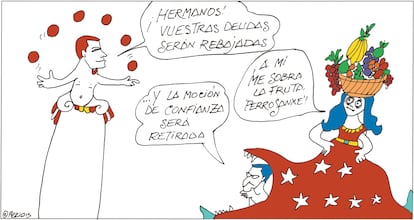 Viñeta de Peridis del 25 de febrero de 2025