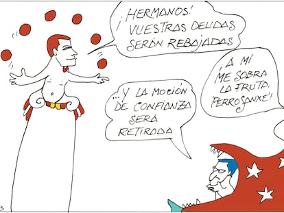 Peridis: “Vuestras deudas serán rebajadas”