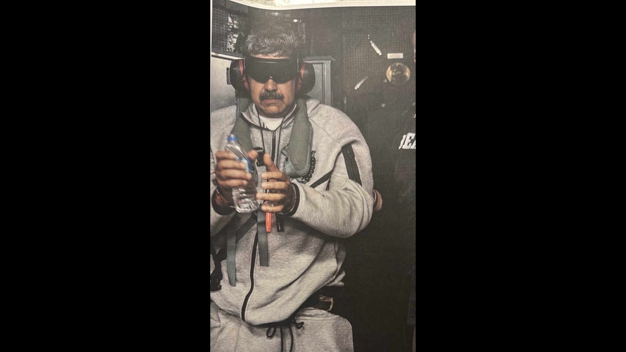 Nicolás Maduro, tras ser arrestado.