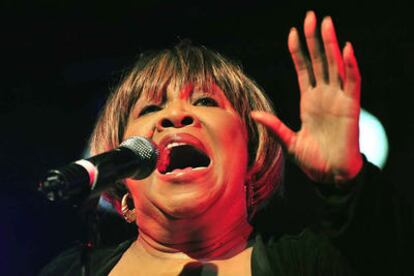 Mavis Staples en una actuación en España