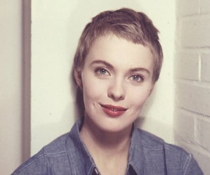 La actriz Jean Seberg.