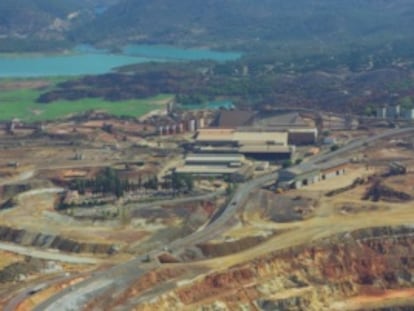 Imagen aérea de la mina incluida en la web de la compañía EMED.