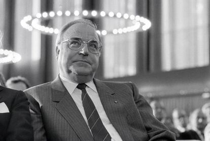 El canciller Helmut Kohl, en 1991 en Bonn.